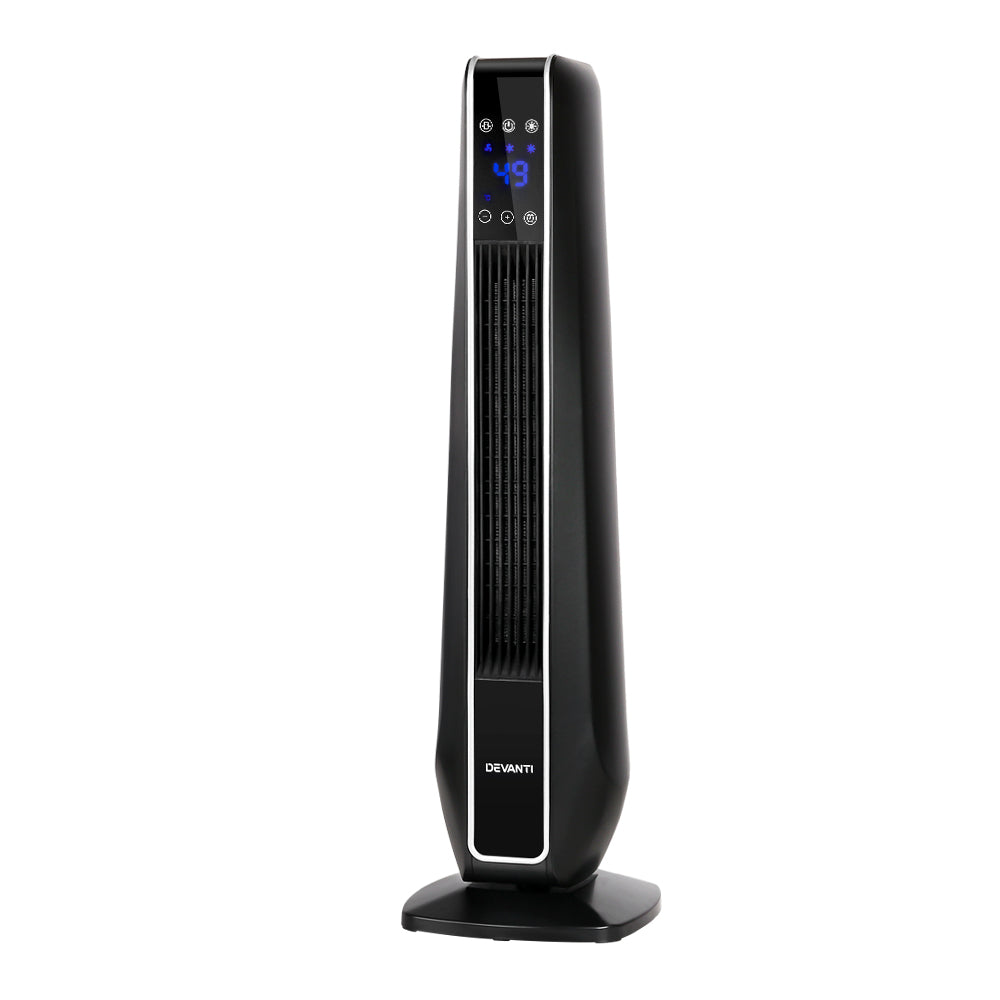 Devanti Electric Ceramic Tower Heater 2400W CTH-2400-BK