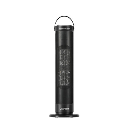 Devanti Ceramic Tower Heater 2000W CTH-B-2000-BK