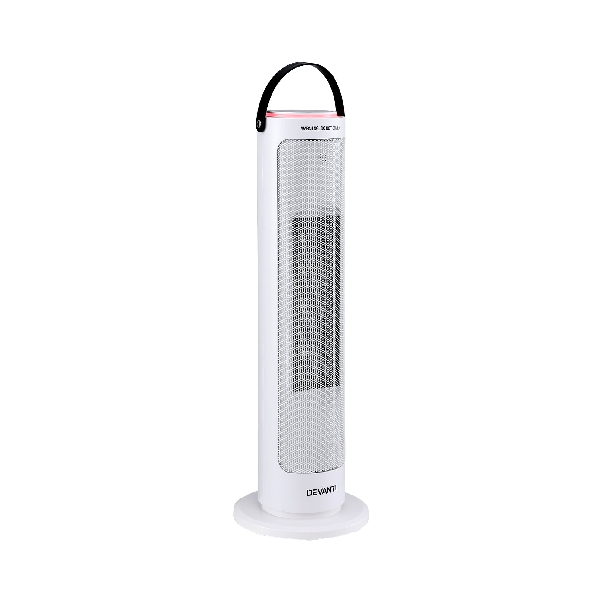 Devanti 2000W Ceramic Tower Heater Space Heaters Oscillating Indoor White CTH-B-2000-WH
