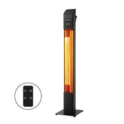 Devanti Radiant Tower Heater Electric Portable Remote Control 2000W Heating CTH-B-OTH2000-BK