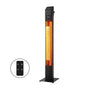Devanti Radiant Tower Heater Electric Portable Remote Control 2000W Heating CTH-B-OTH2000-BK