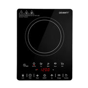 Devanti Electric Ceramic Cooktop 30cm CTT-B-1E-1Z-TOUCH-BK