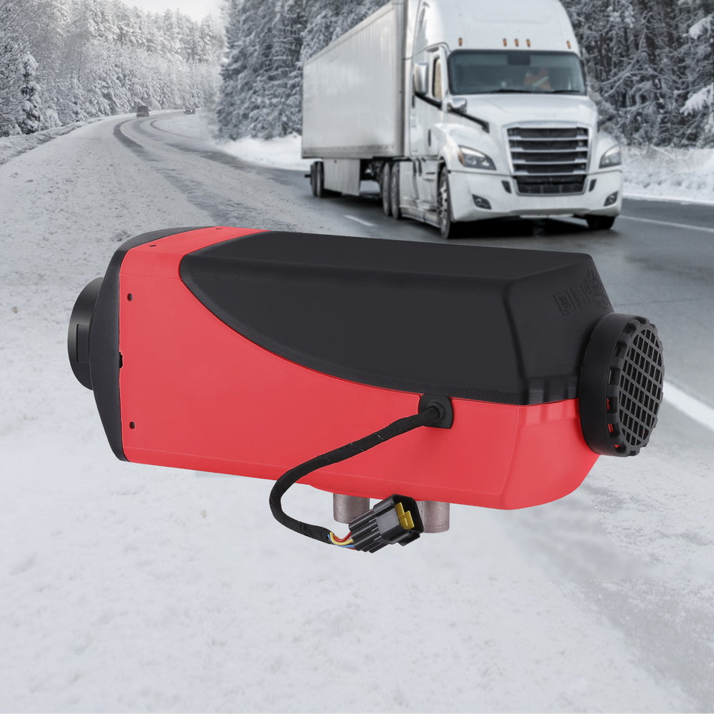 5KW Portable Diesel Air Heater Remote Control LCD Display Quick Heat Car RV Bus Boat DAH-1-5KW-BK-RD