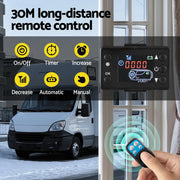 Giantz Diesel Air Heater All-in-one 12V 5KW LCD Remote Control for Car RV Indoors caravan machinery DAH-2-5KW