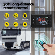 Giantz Diesel Air Heater 12-24V 2KW LCD Display Remote Control for Car Bus RV Indoor Black DAH-2KW-26-BK