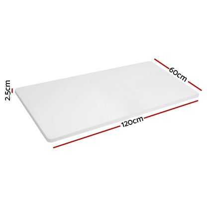 Artiss Standing Desk Top White 120CM DB-B-120-WH