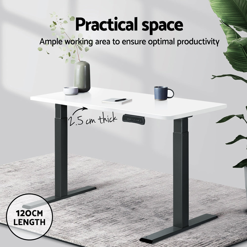 Artiss Standing Desk Top White 120CM DB-B-120-WH