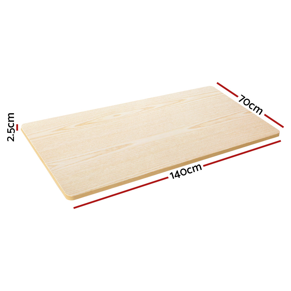 Artiss Standing Desk Top White Oak 140CM DB-B-140-NT