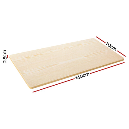 Artiss Standing Desk Top White Oak 140CM DB-B-140-NT