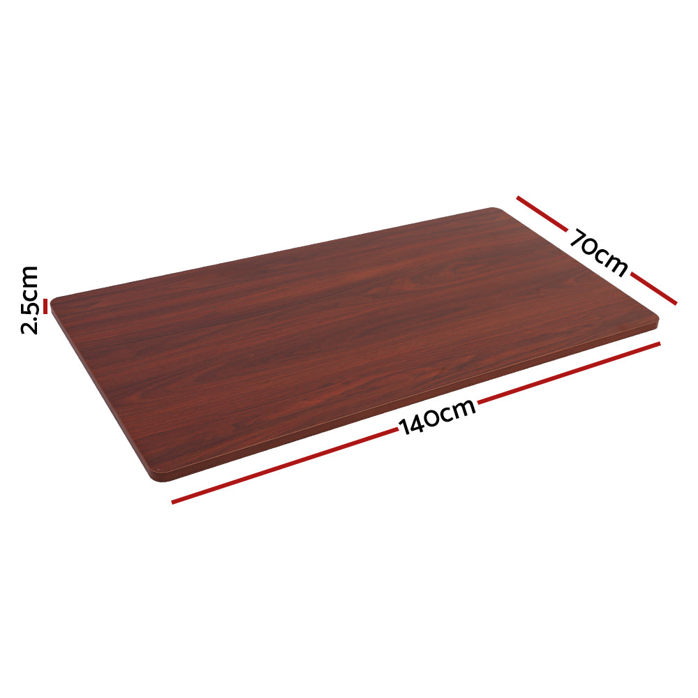 Artiss Standing Desk Top Walnut 140CM DB-B-140-WA