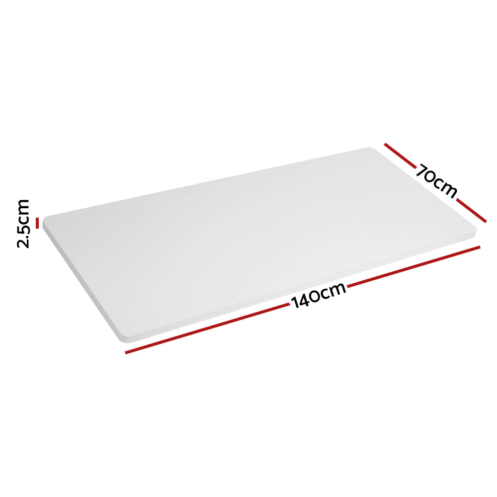 Artiss Standing Desk Top White 140CM DB-B-140-WH