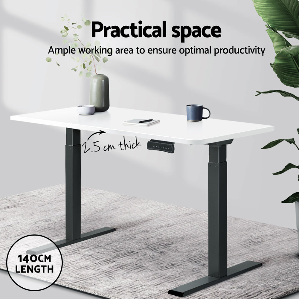 Artiss Standing Desk Top White 140CM DB-B-140-WH