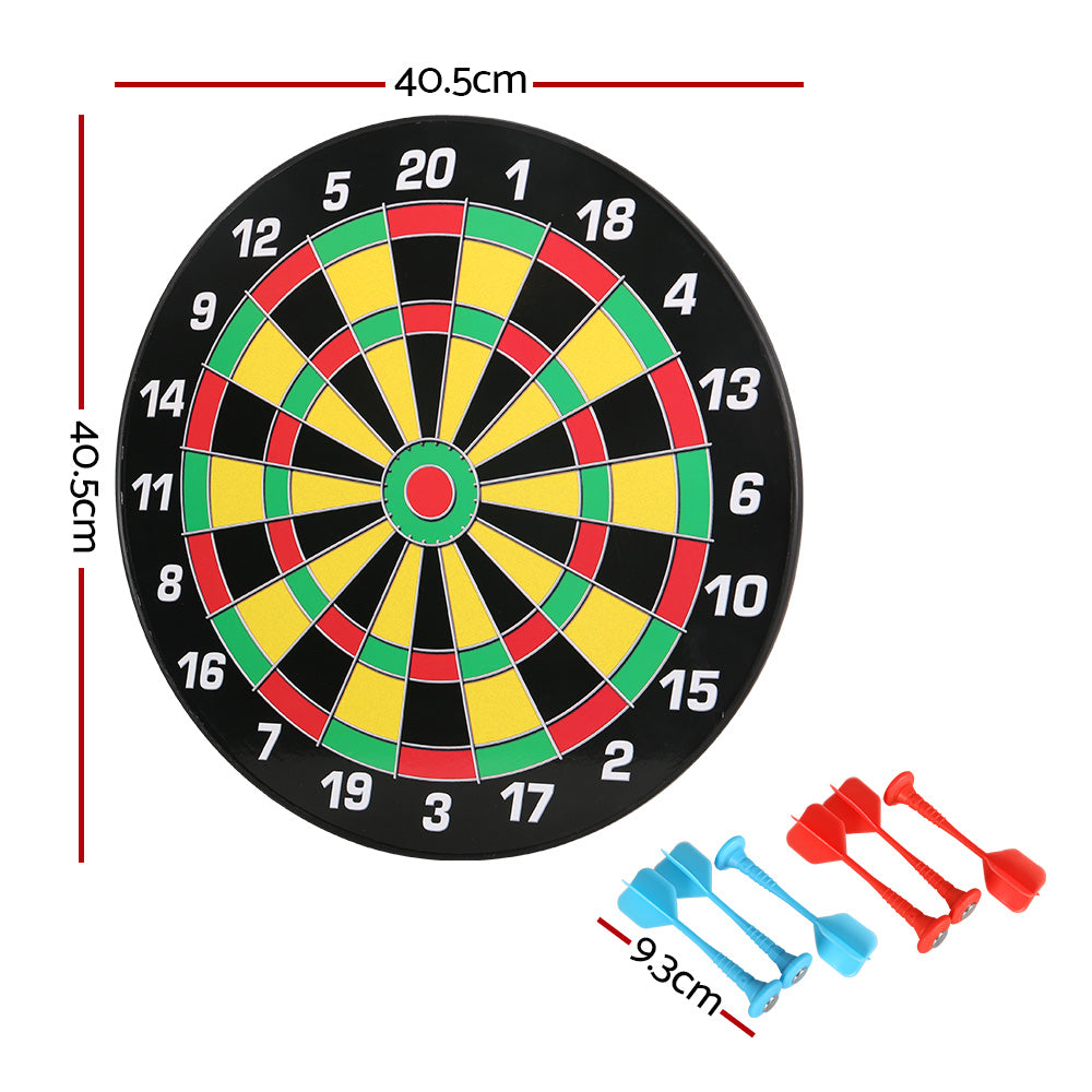 16" Dartboard Dart Board with Magnetic Darts Kids Toy Gift DB-MAG-16IN