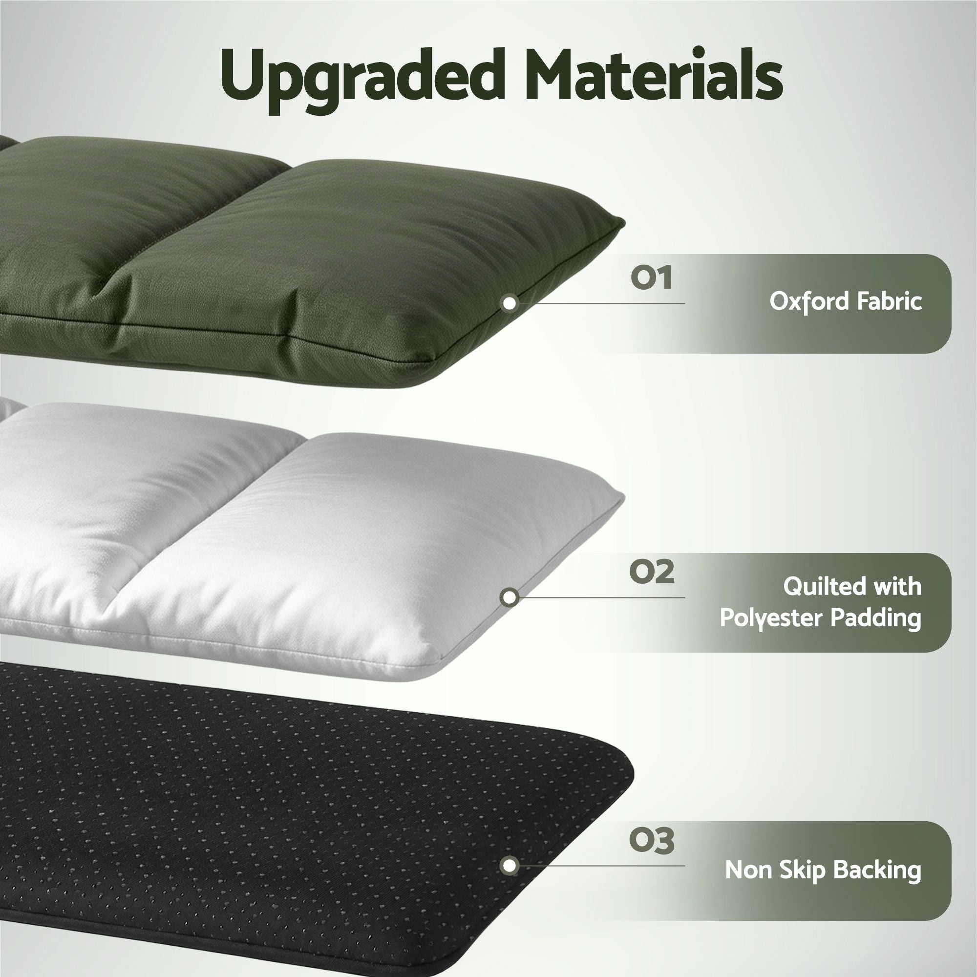 i.Pet Outdoor Dog Bed Large Water-resistant Washable Foldable Travel Dog Mat Green DBED-ROLL-GN