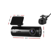 UL-tech Dash Camera 4K Hidden Front Rear WiFi DC-RLDV-G110-BK