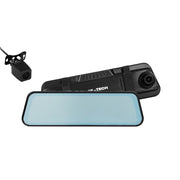 UL-tech Dash Camera 1080P 9.66" Front and Rear View Cam Car DVR Reverse Recorder DC-RM-L633-BK