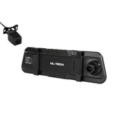 UL-tech Dash Camera 1080P 9.66" Front and Rear View Cam Car DVR Reverse Recorder DC-RM-L633-BK