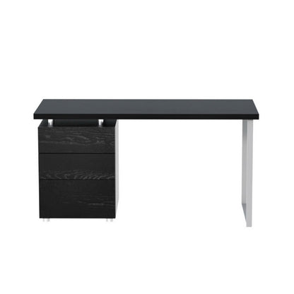 Artiss Computer Desk Drawer Black 140CM DESK-140M-BK-AB