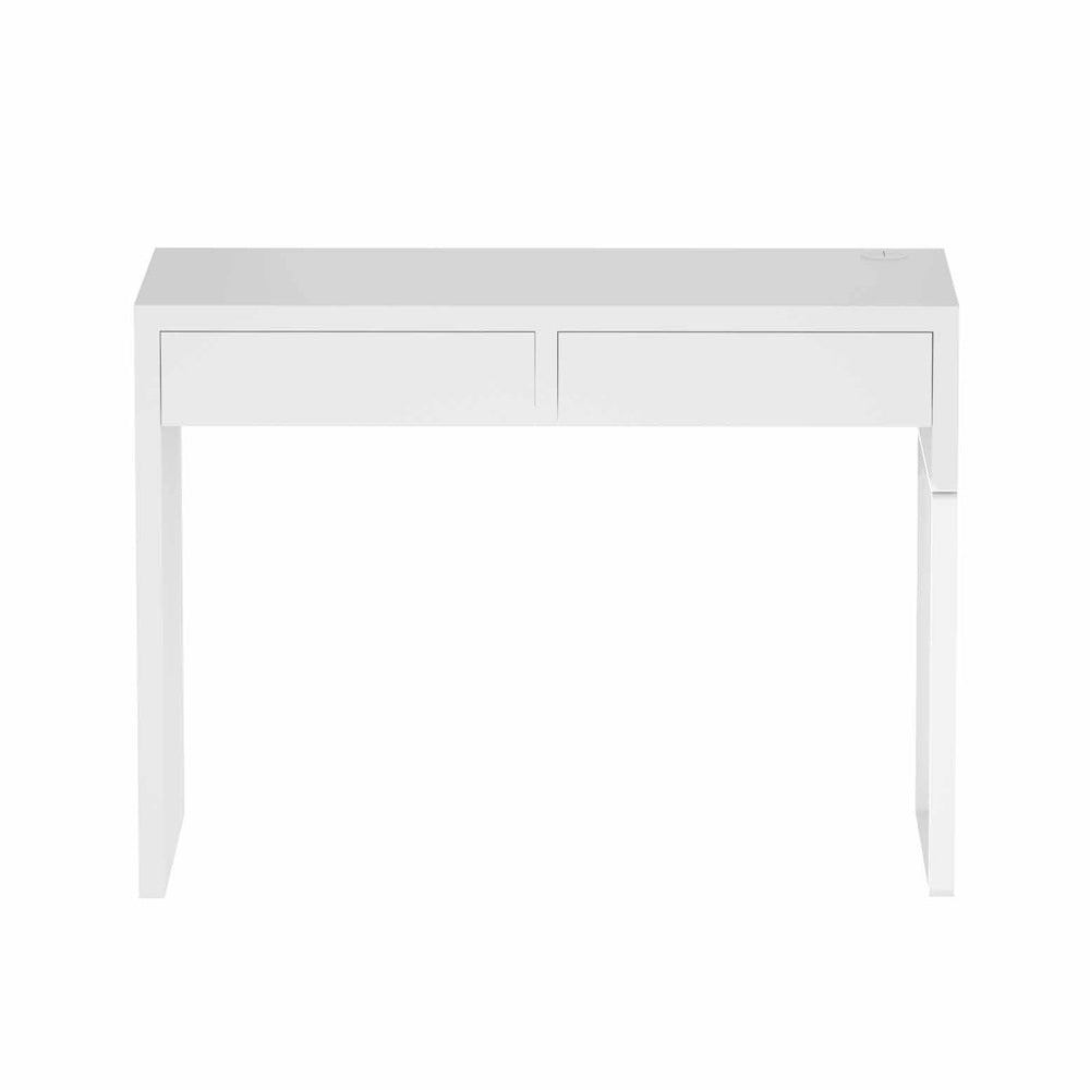 Artiss Computer Desk Drawer White DESK-2-DRAWER-WH