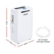 Devanti 16L Dehumidifier Portable Air Dryer Moisture Absorber 5.5L Water Tank Home DH-B-16L-WH