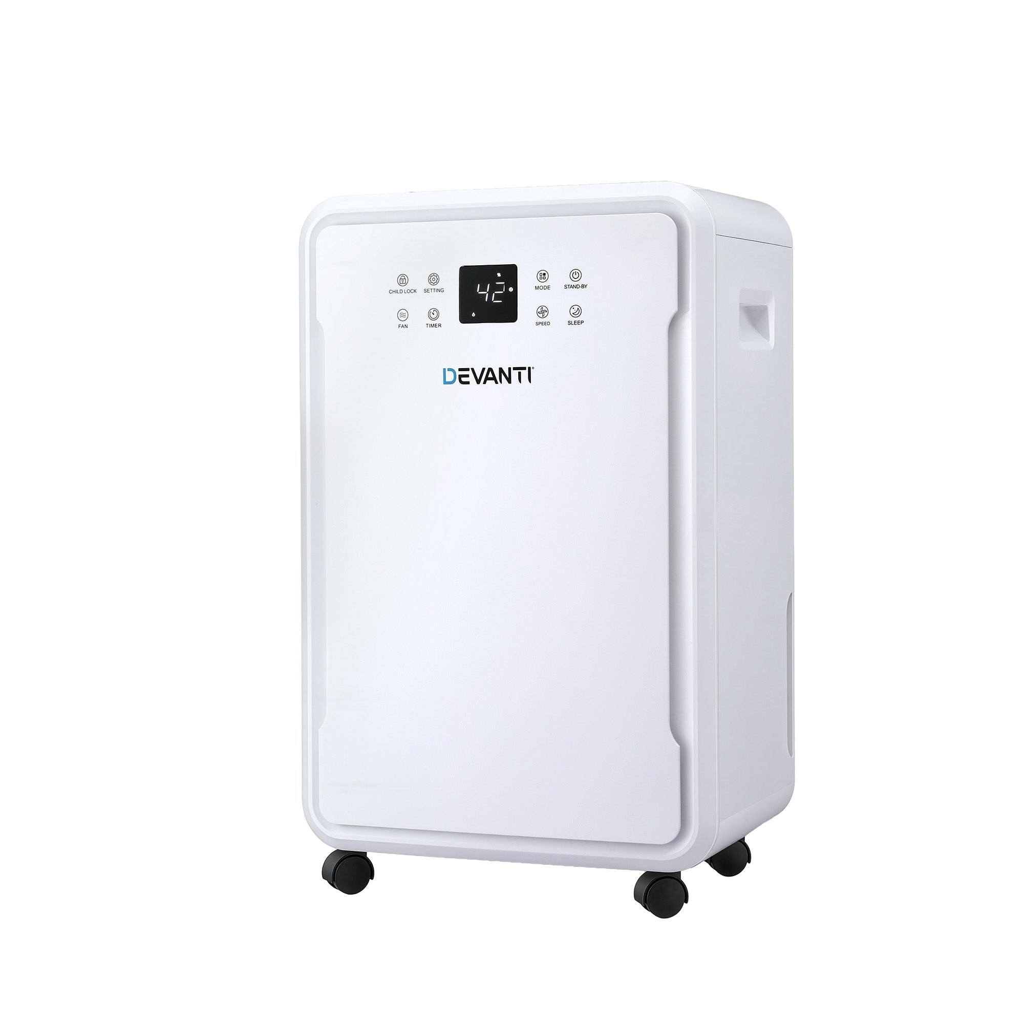 Devanti 50L/Day Dehumidifier Home Air Dryer Mould Moisture 8.5L Tank DH-B-50L-WH