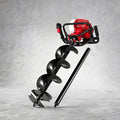 Giantz Post Hole Digger 200mm Petrol Drill Extension Auger Bits DI-EE-N-RDBK-AUG200