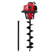 Giantz Post Hole Digger 200mm Petrol Drill Extension Auger Bits DI-EE-N-RDBK-AUG200