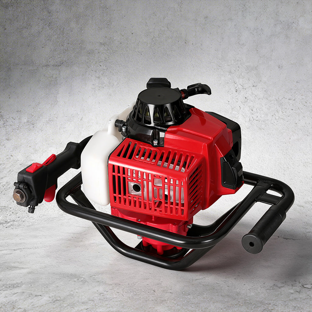 Giantz Post Hole Digger Motor Only Engine Petrol Red DI-EE-OV-N-RDBK