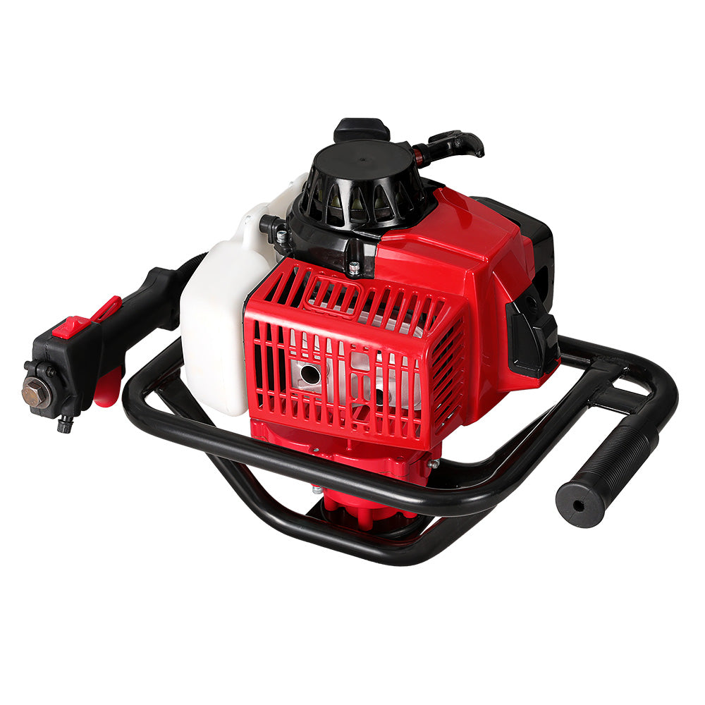 Giantz Post Hole Digger Motor Only Engine Petrol Red DI-EE-OV-N-RDBK