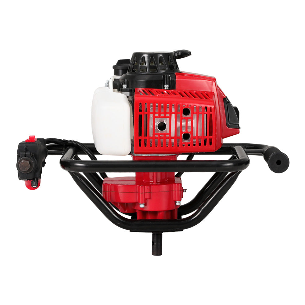 Giantz Post Hole Digger Motor Only Engine Petrol Red DI-EE-OV-N-RDBK