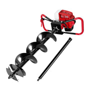 Giantz Post Hole Digger 200mm Petrol Drill Extension Auger Bits DI-SF-N-RDBK-AUG200