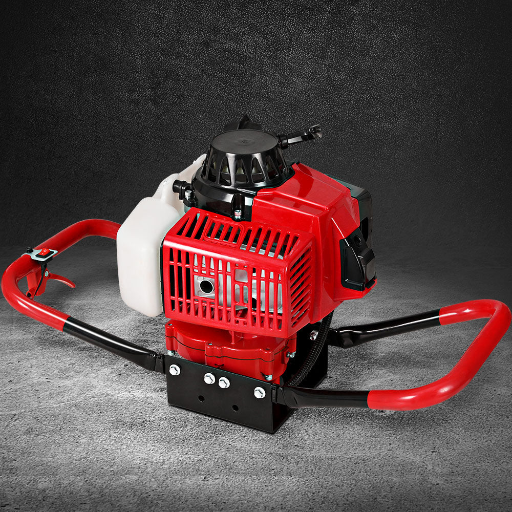 Giantz Petrol Post Hole Digger Motor Only Engine Red DI-SF-OV-N-RDBK