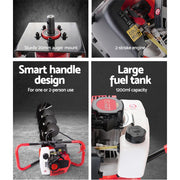 Giantz Petrol Post Hole Digger Extension Auger Bits Kit DI-SF-RDBK-KIT