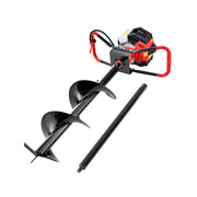 Giantz Post Hole Digger 300mm Petrol Drill Auger Extension Bits DI-ST-N-RDBK-AUG300