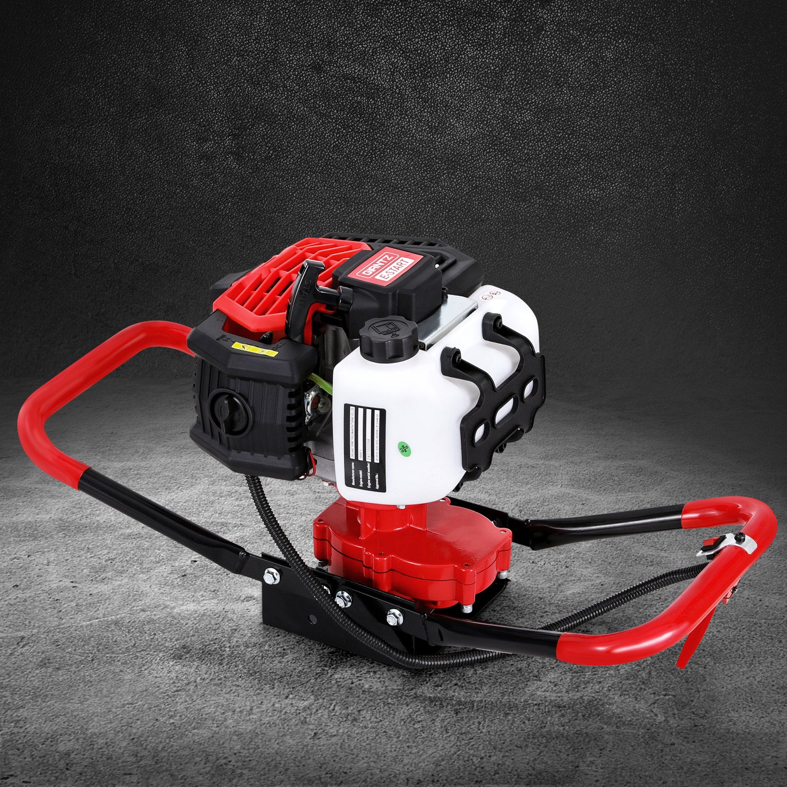 Giantz Post Hole Digger Motor Only Petrol Engine Red DI-ST-OV-N-RDBK
