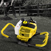 Giantz 80CC Post Hole Digger Motor Only Petrol Engine Yellow DI-SVFV-YE