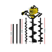 Giantz Post Hole Digger Petrol Drill Auger Extension Bits DI-YE-ES88-KIT