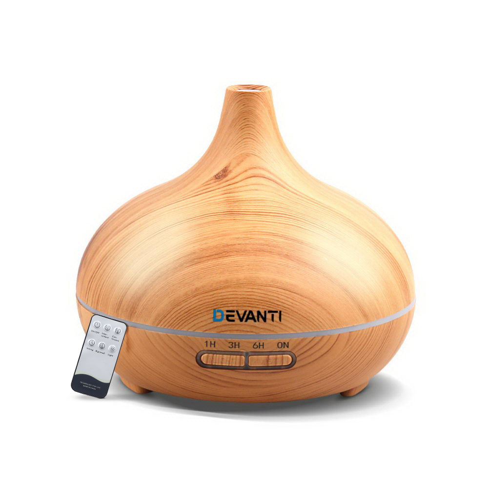 Devanti Aroma Diffuser Aromatherapy Humidifier 300ml DIFF-307-LW