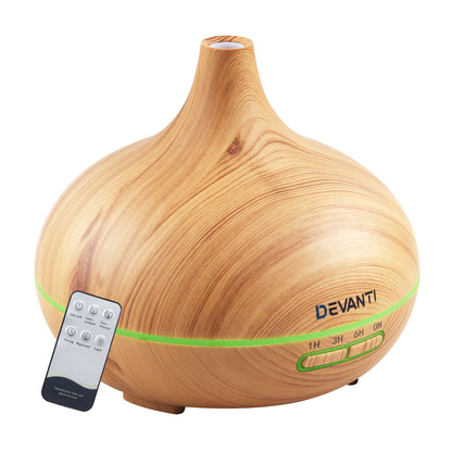 Devanti Aroma Diffuser Aromatherapy Humidifier 300ml DIFF-307-LW