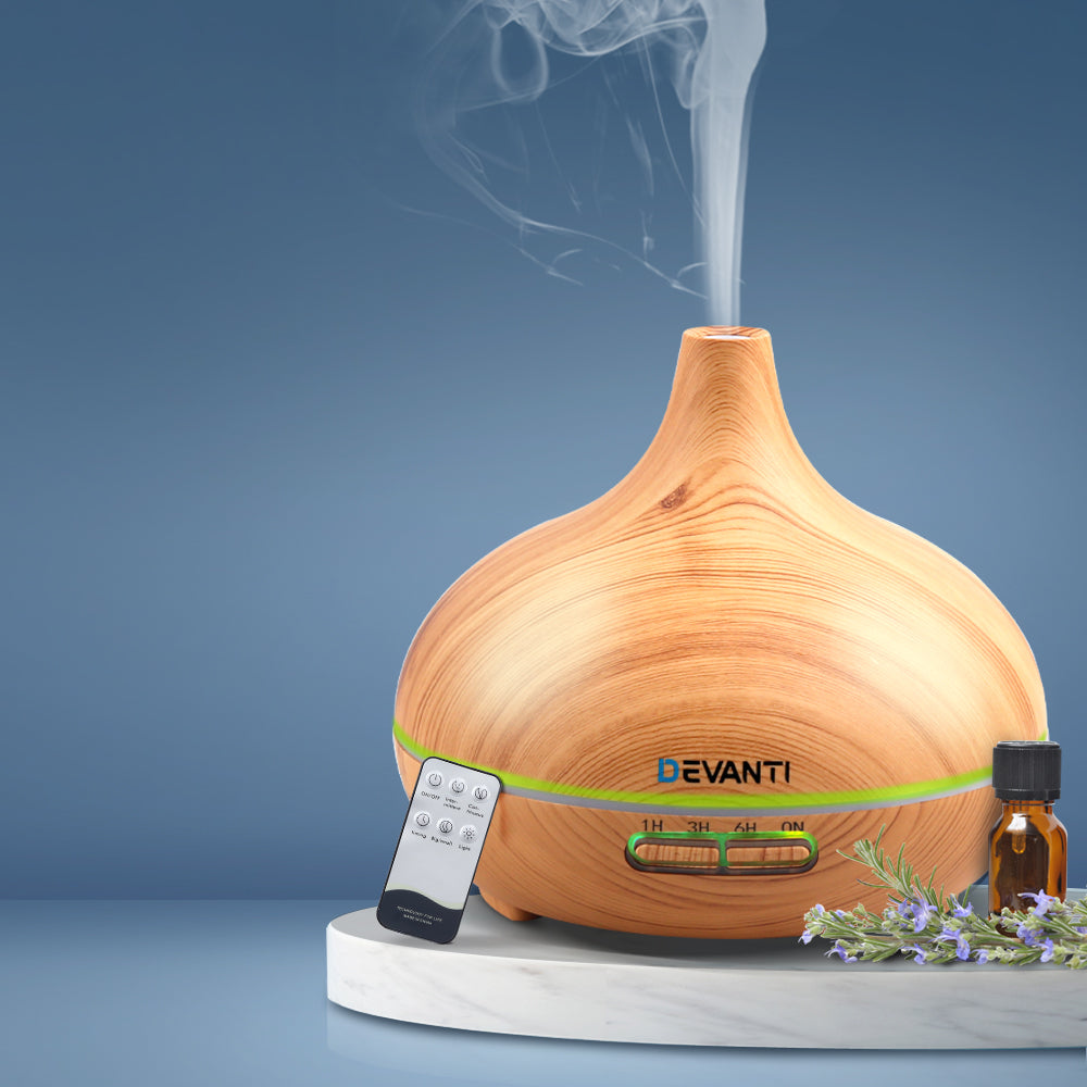 Devanti Aroma Diffuser Aromatherapy Humidifier 300ml DIFF-307-LW