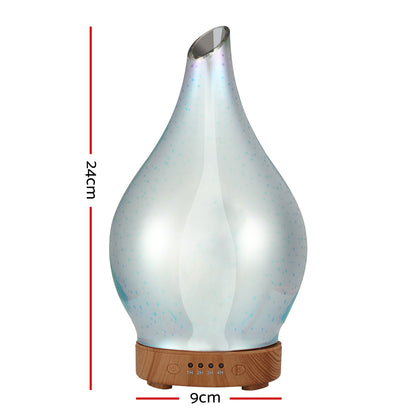 Devanti Aroma Diffuser Aromatherapy Humidifier 3D 100ml DIFF-3D020-LW