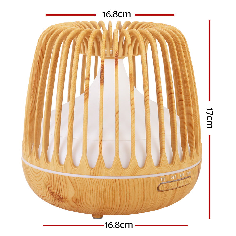 Devanti Aroma Diffuser Aromatherapy Remote 500ml DIFF-506-LW