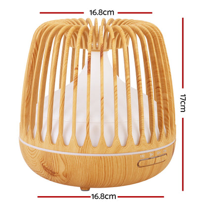 Devanti Aroma Diffuser Aromatherapy Remote 500ml DIFF-506-LW