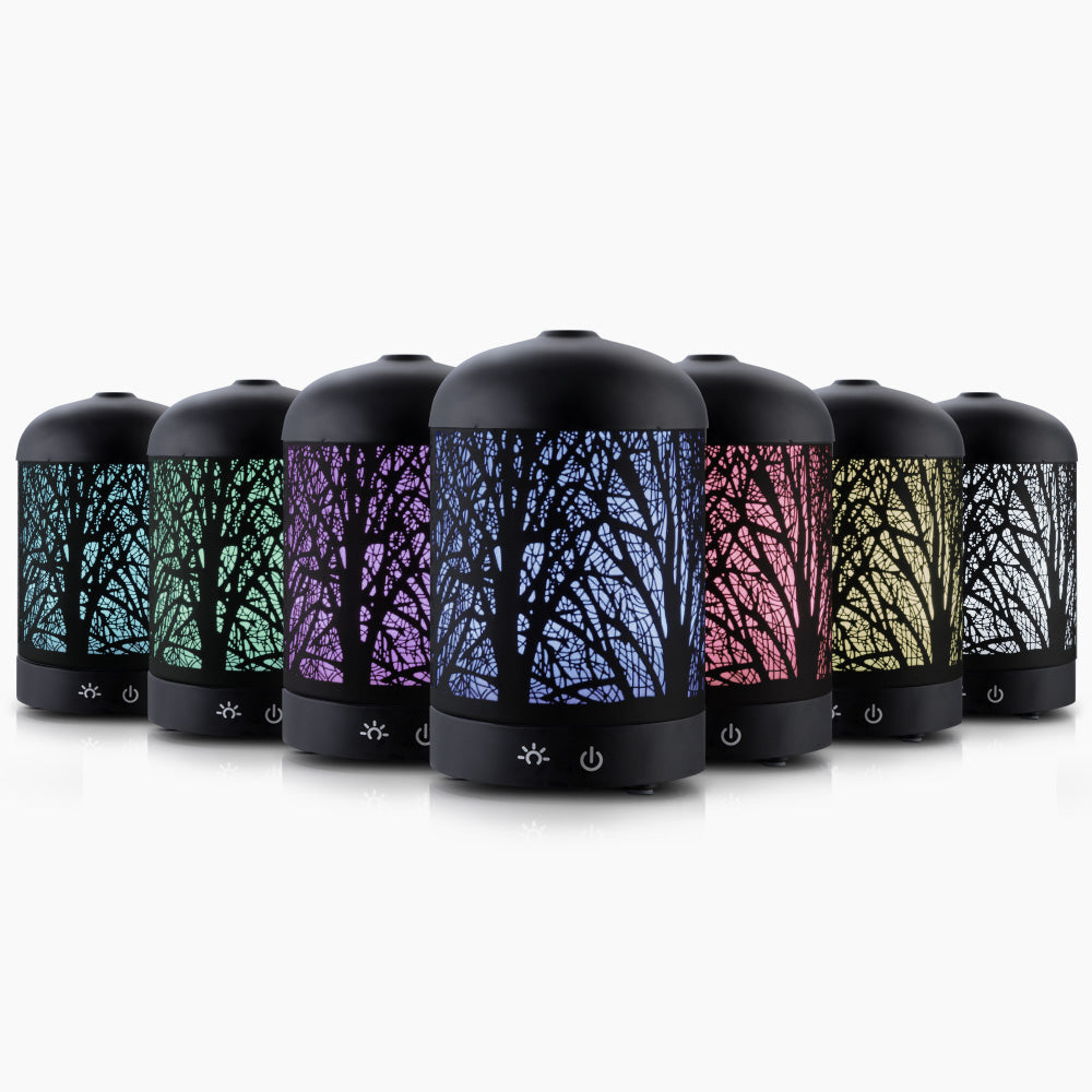 Devanti Aroma Diffuser Aromatherapy Black 160ml DIFF-802T-BK