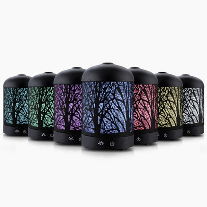 Devanti Aroma Diffuser Aromatherapy Black 160ml DIFF-802T-BK