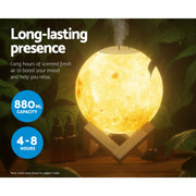 Devanti Aroma Diffuser Aromatherapy Moon Lamp 880ml DIFF-88A-YE