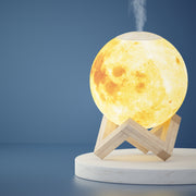 Devanti Aroma Diffuser Aromatherapy Moon Lamp 880ml DIFF-88A-YE