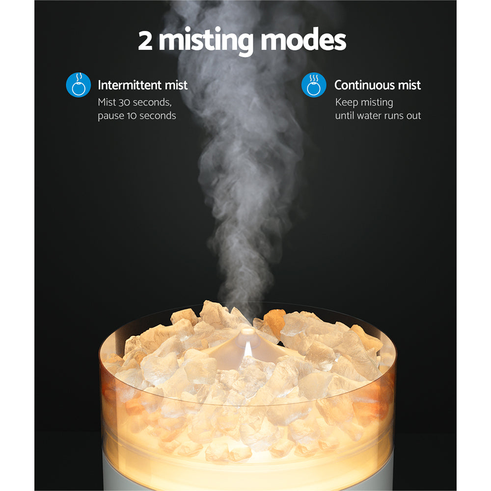 Devanti Aroma Diffuser Aromatherapy Humidifier 220ml DIFF-A6-WH