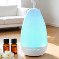 Devanti Ultrasonic Essential Oil Aroma Diffuser Aromatherapy Cool Mist Humidifier w/ LED Light 300ml DIFF-AD925-WH
