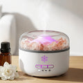 Devanti 150ml Salt Lamp Aroma Diffuser Ultrasonic Humidifier Purifier 7 LED Colors DIFF-SALT02-WH